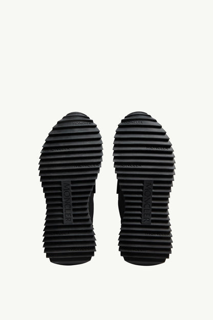 Moncler Pacey2 Suede & Nubuck Sneakers Black