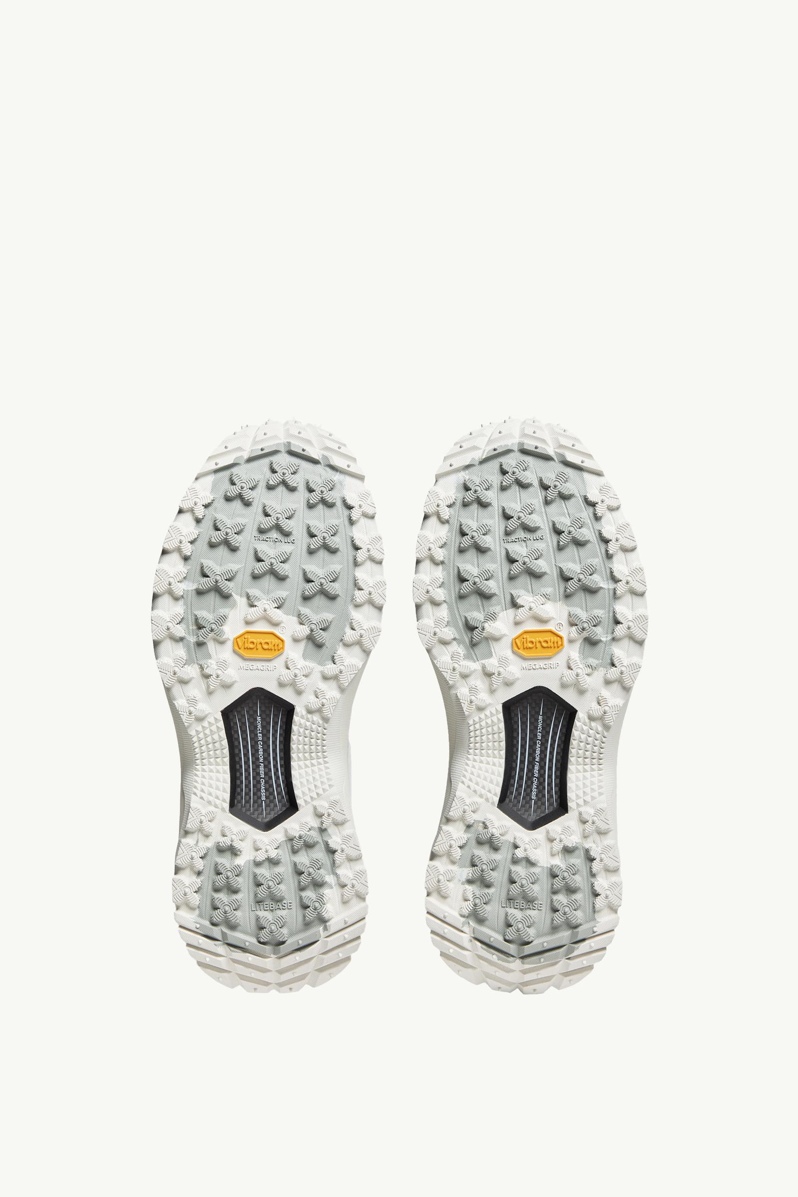 Moncler Trailgrip Lite3 Nubuck & Suede Sneakers White Ivory