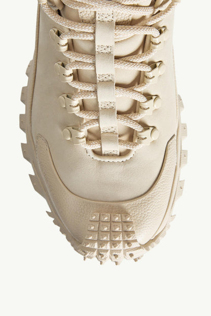 Moncler Trailgrip APEX2GTX Nubuck & Leather Sneakers White
