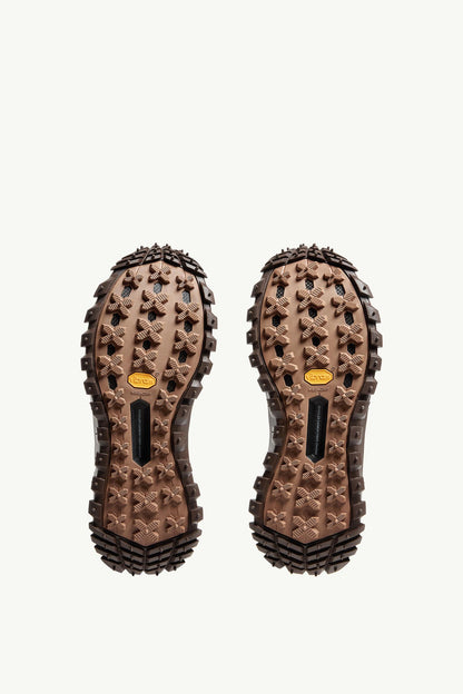 Moncler Trailgrip APEX2GTX Nubuck & Leather Sneakers Brown