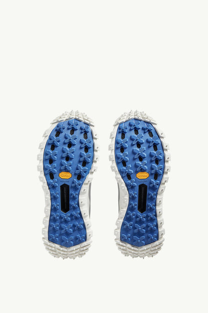 Moncler Trailgrip GTX Leather Sneakers Silver