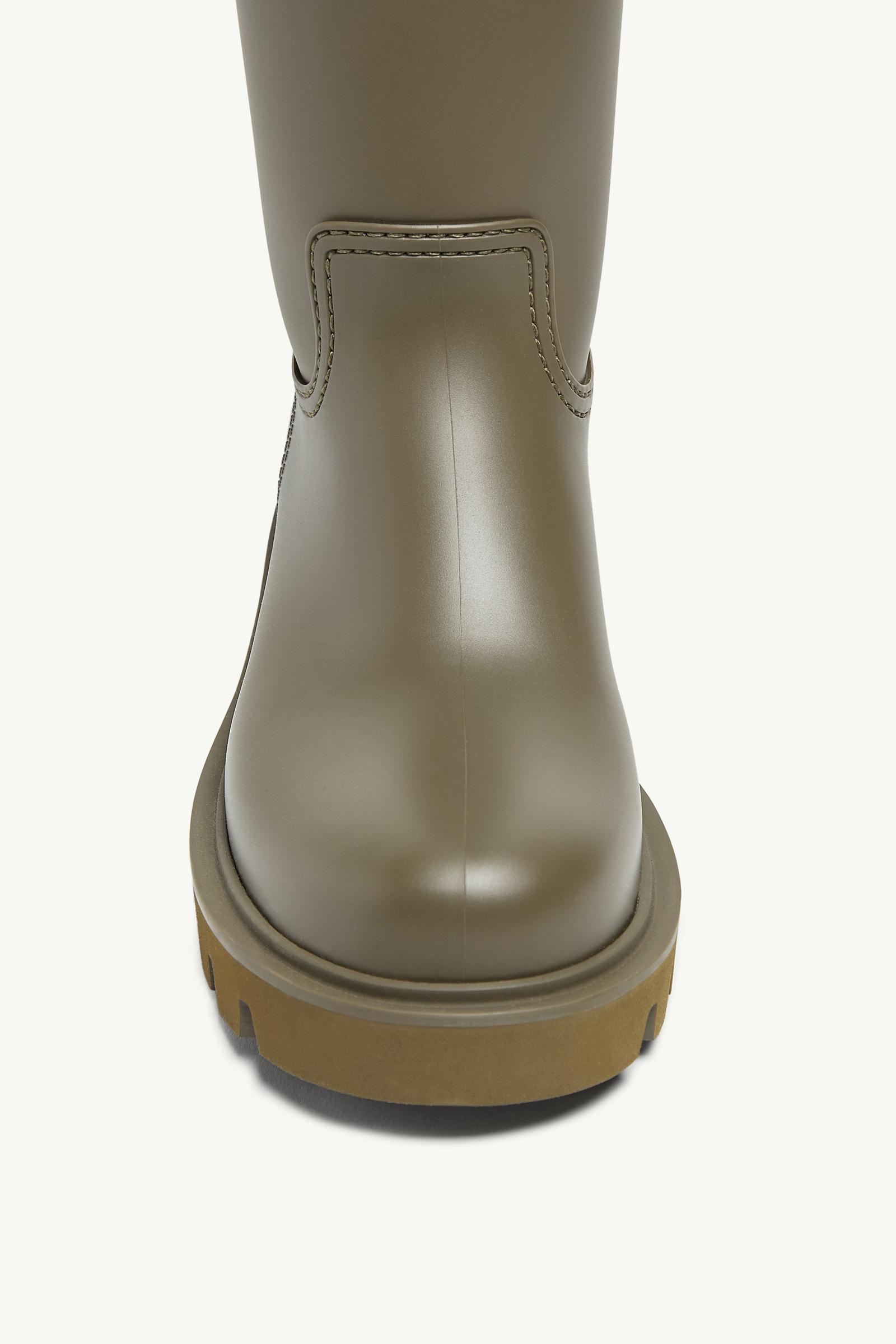 Moncler Kickstream High Rain Boots Olive Green