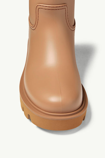 Moncler Kickstream Rain Boots Light Brown