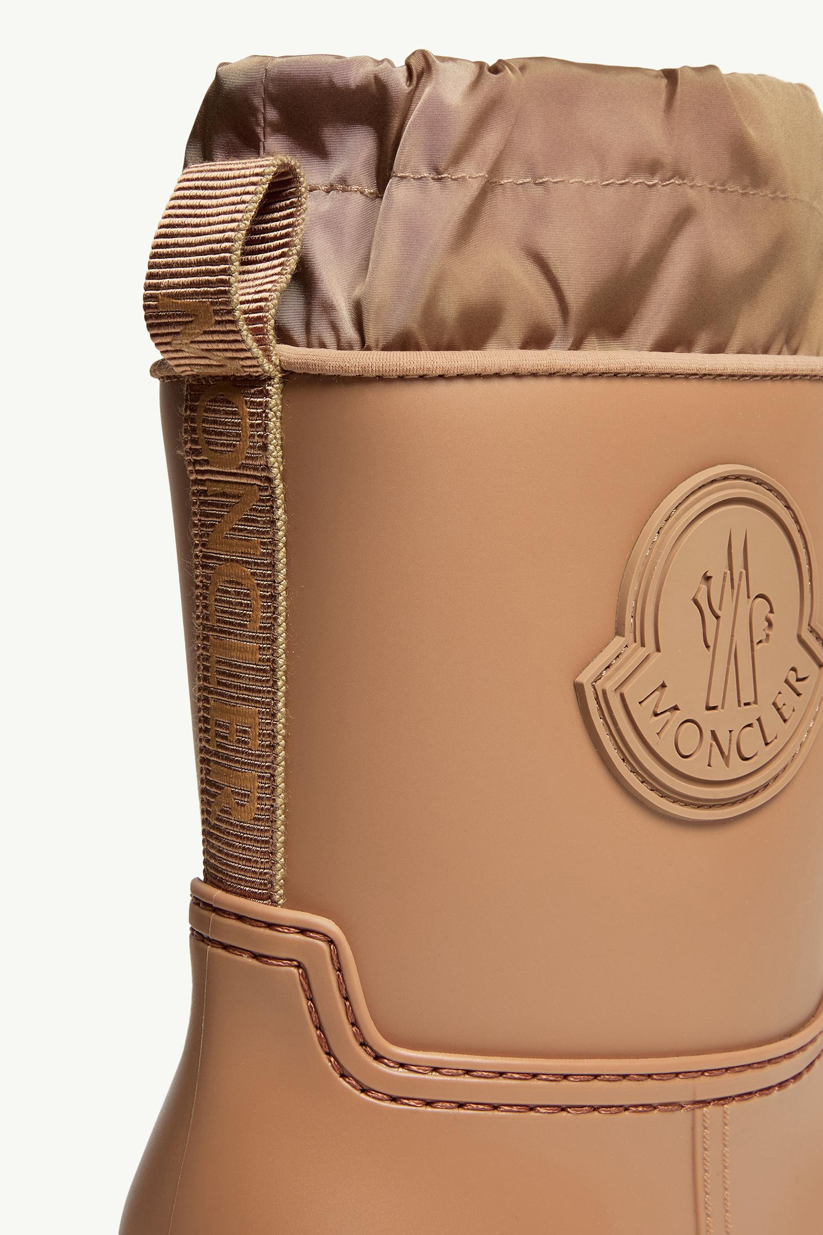 Moncler Kickstream Rain Boots Light Brown