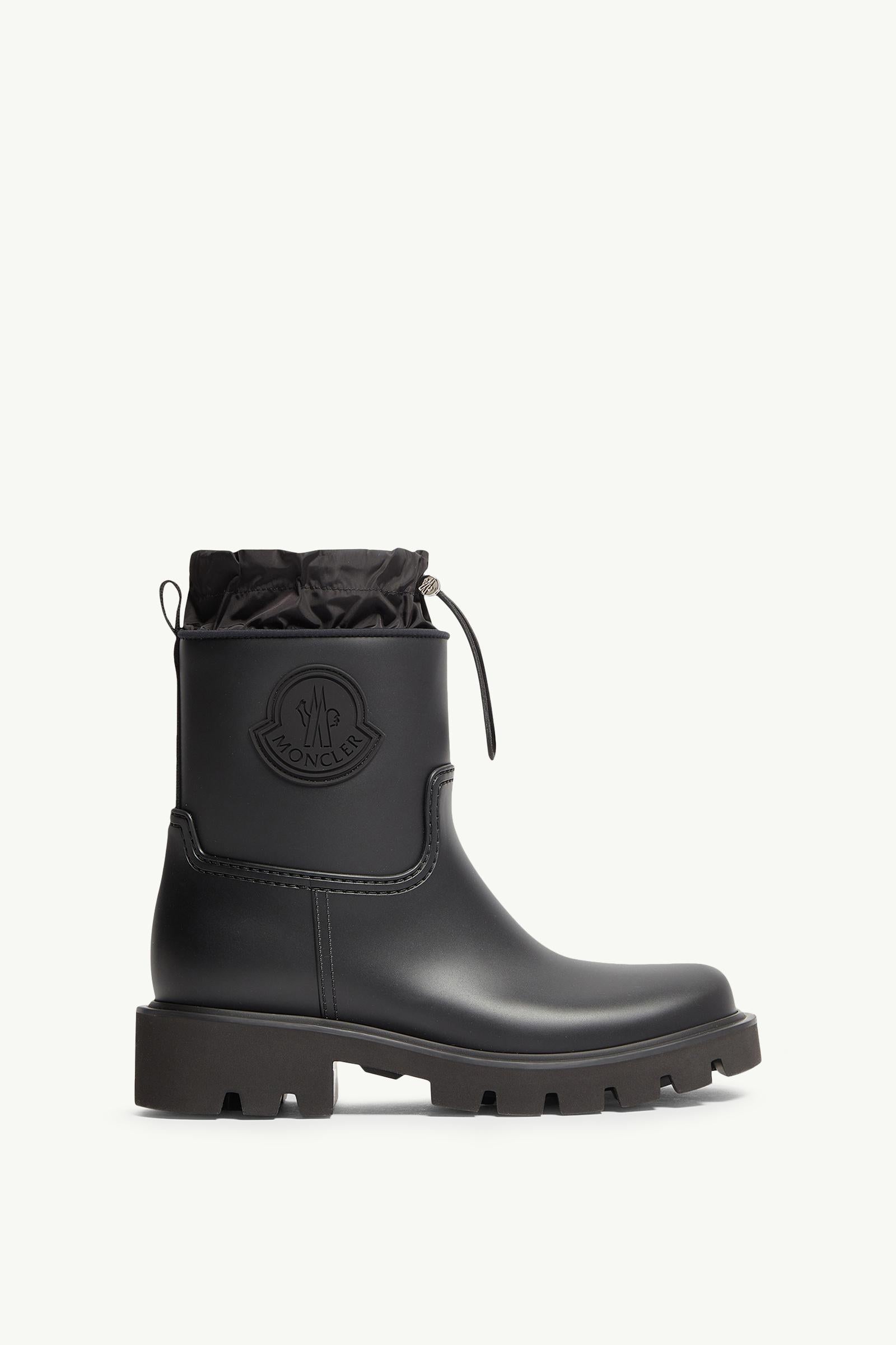 Moncler Kickstream Rain Boots Black