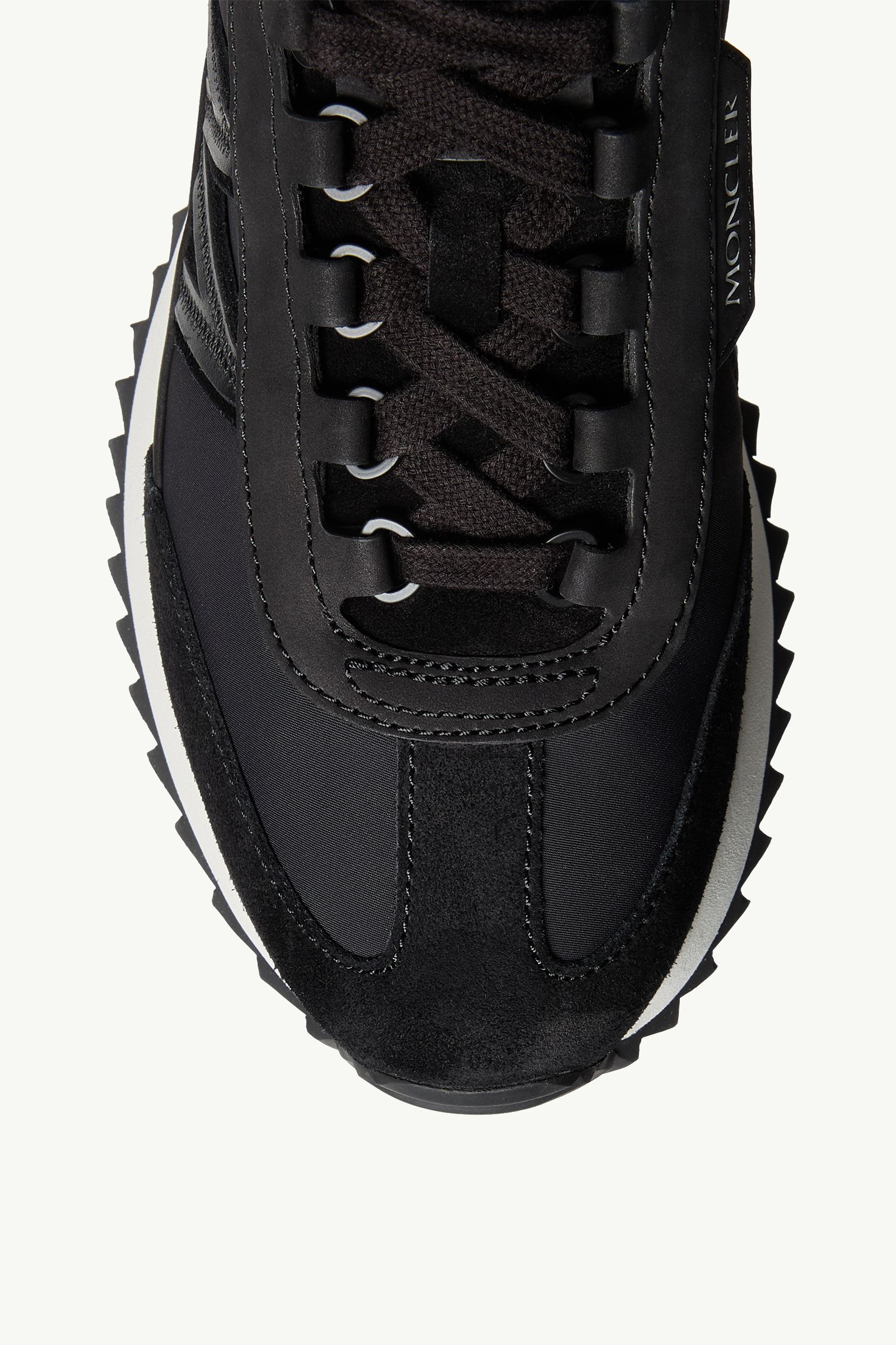 Moncler Pacey2 Suede & Nubuck Sneakers Black