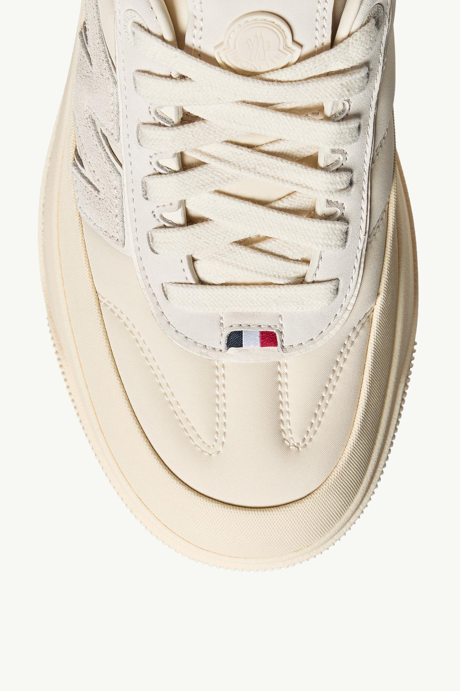 Moncler Moncler Altive Nubuck & Suede Sneakers Light Beige