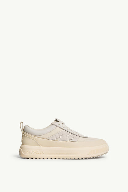 Moncler Moncler Altive Nubuck & Suede Sneakers Light Beige