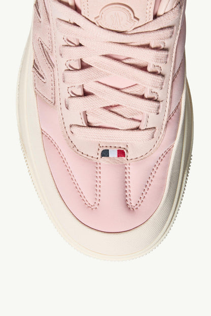 Moncler Moncler Altive Nubuck & Suede Sneakers Pink
