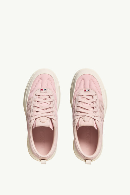 Moncler Moncler Altive Nubuck & Suede Sneakers Pink