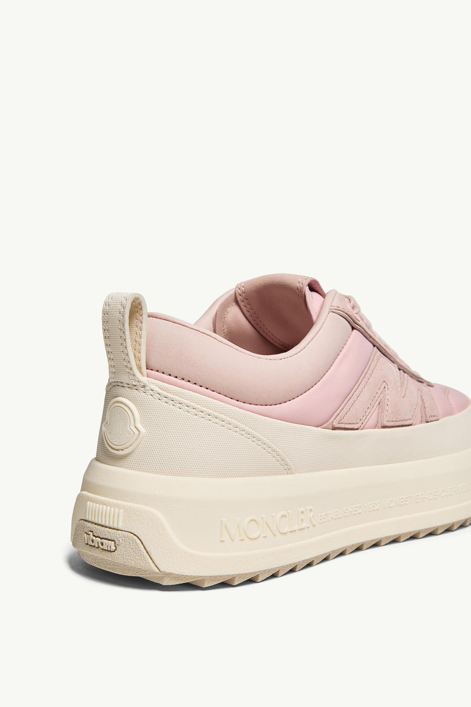 Moncler Moncler Altive Nubuck & Suede Sneakers Pink