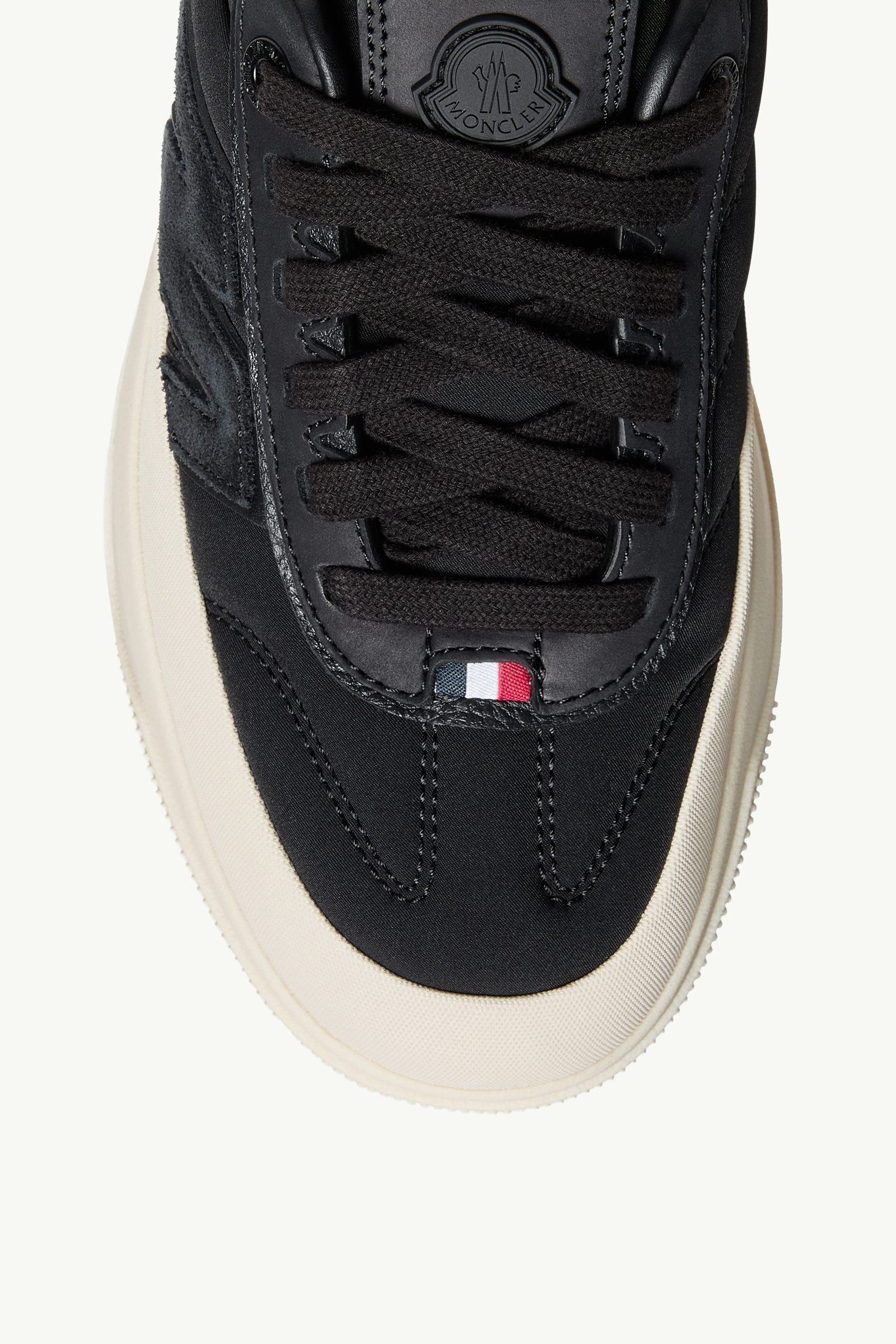 Moncler Moncler Altive Nubuck & Suede Sneakers Black