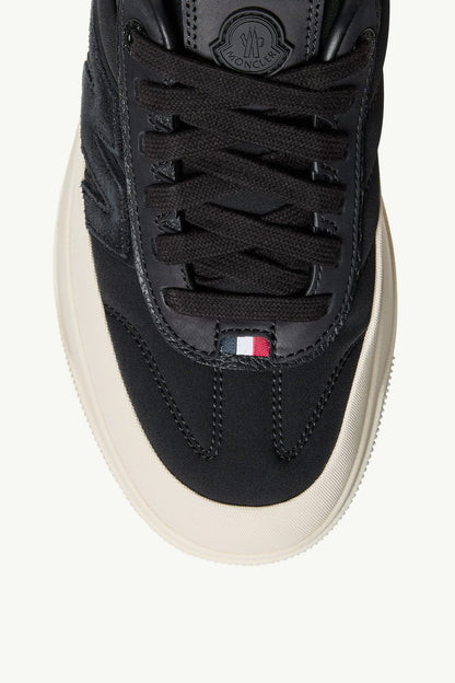 Moncler Moncler Altive Nubuck & Suede Sneakers Black