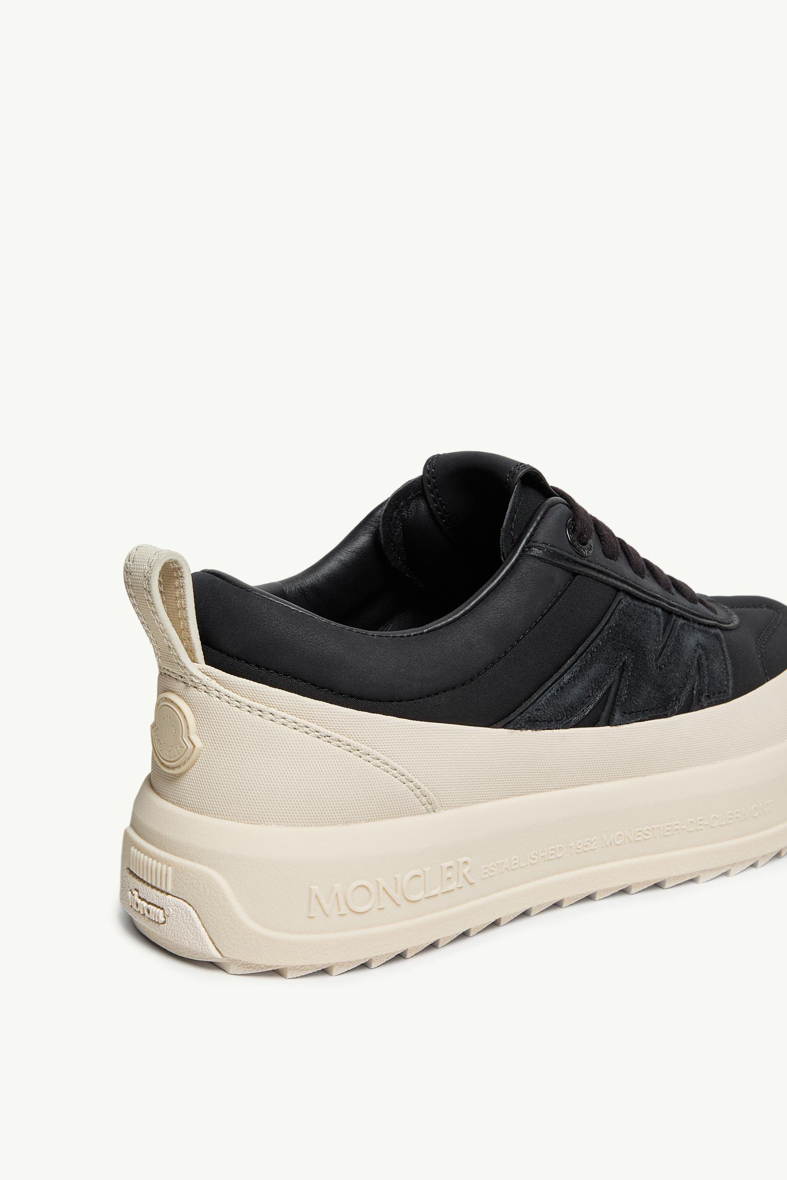 Moncler Moncler Altive Nubuck & Suede Sneakers Black