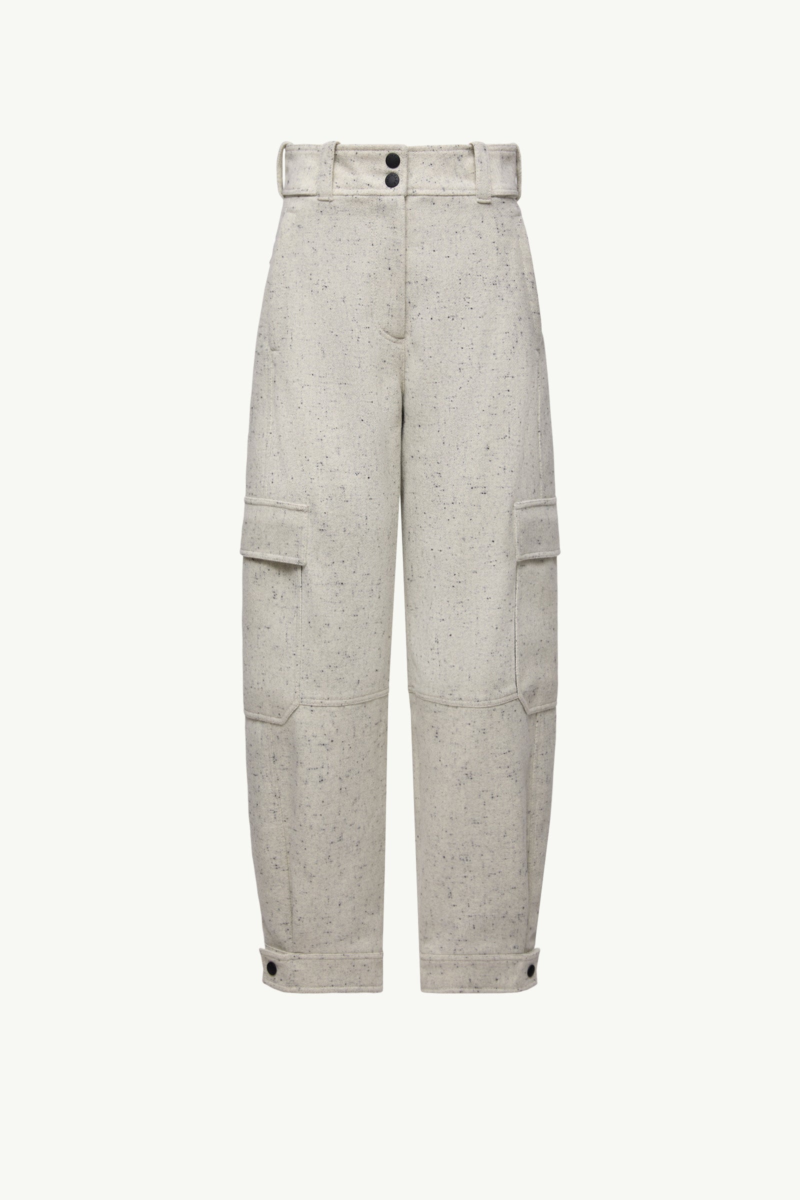 Moncler Wool Cargo Pants White White