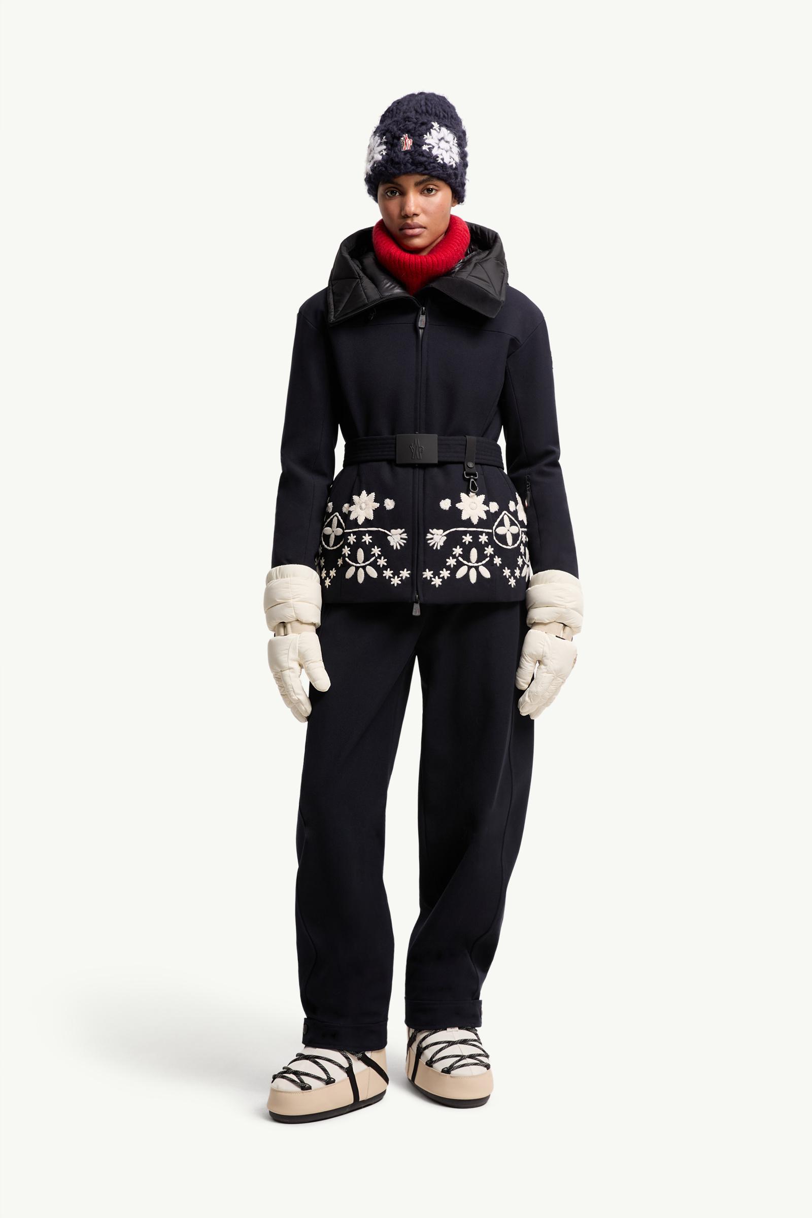 Moncler Technical Twill Pants Navy Blue Navy Blue