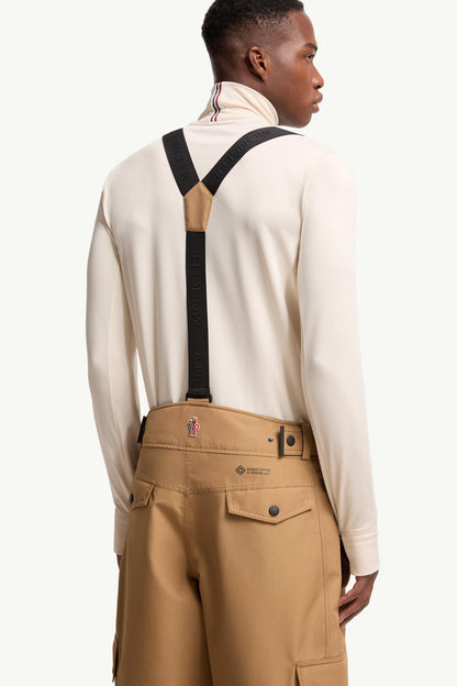 Moncler Gore-Tex Laminate Padded Ski Bib Camel Beige Camel Beige