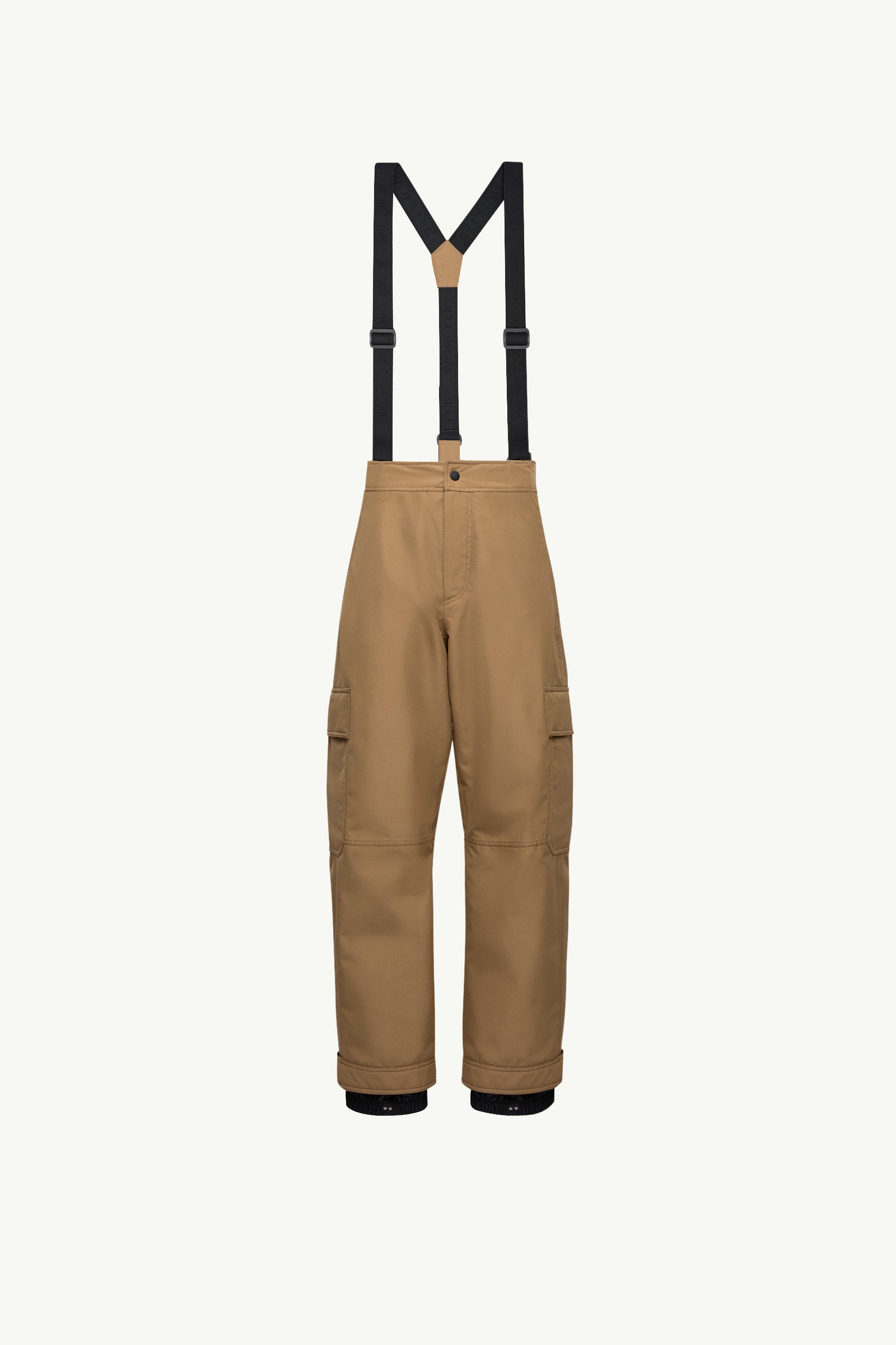Moncler Gore-Tex Laminate Padded Ski Bib Camel Beige Camel Beige