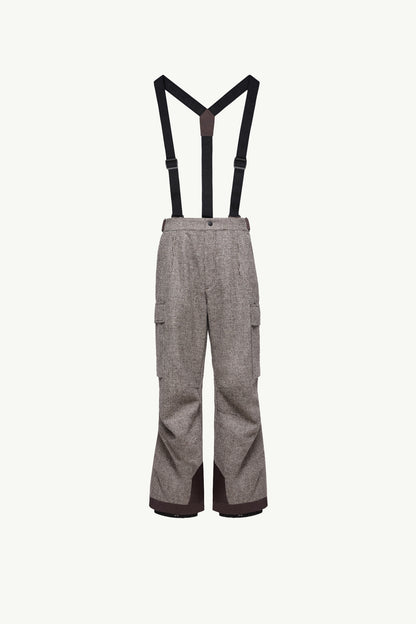 Moncler Wool Ski Bib Grey Grey