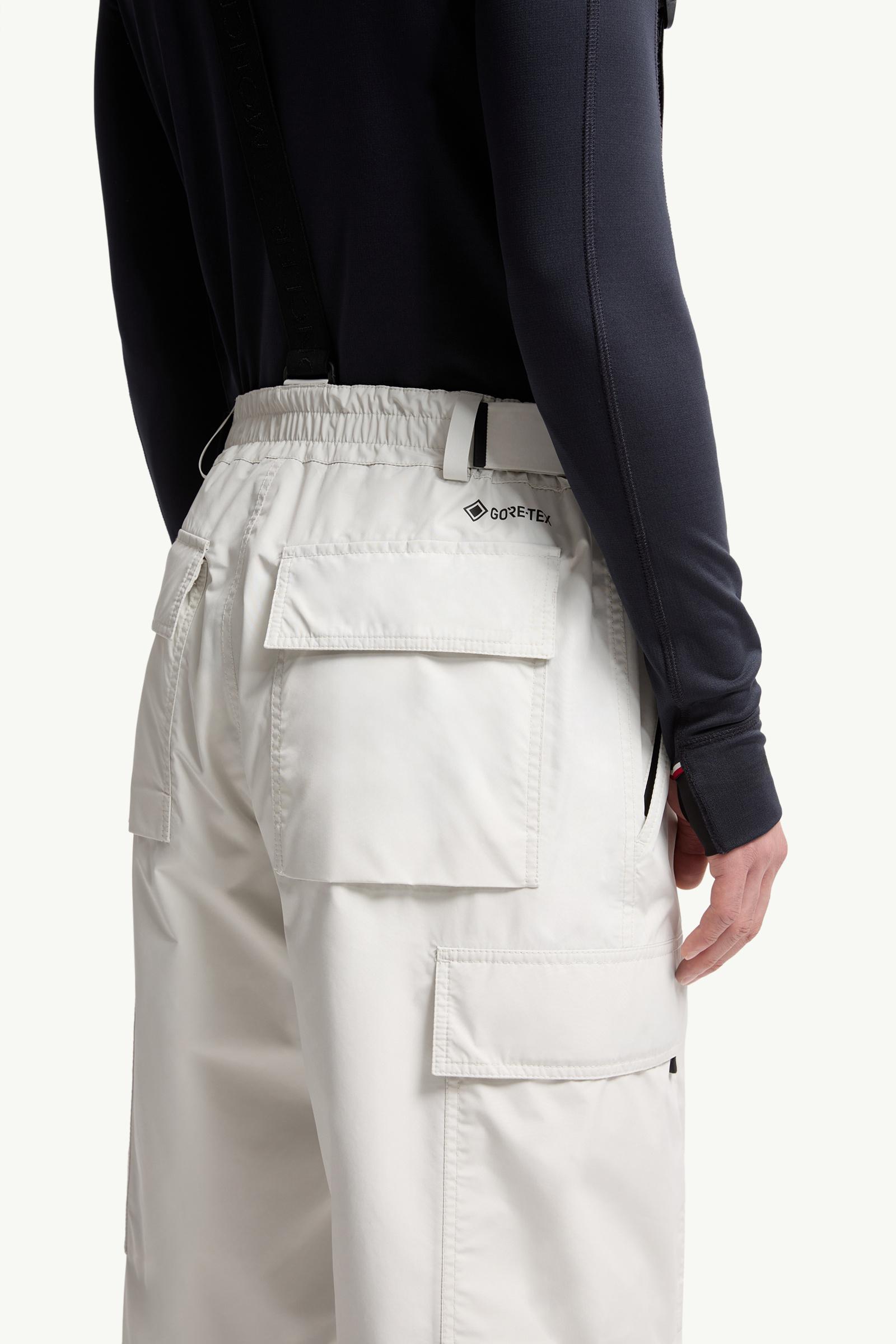 Moncler Gore-Tex Laminate Padded Ski Bib White White