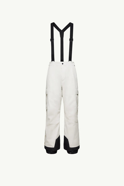 Moncler Gore-Tex Laminate Padded Ski Bib White White