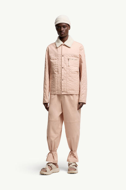 Moncler Moncler X Gilga Farm By Donald Glover Cotton Gabardine Pants Peach Pink Peach Pink