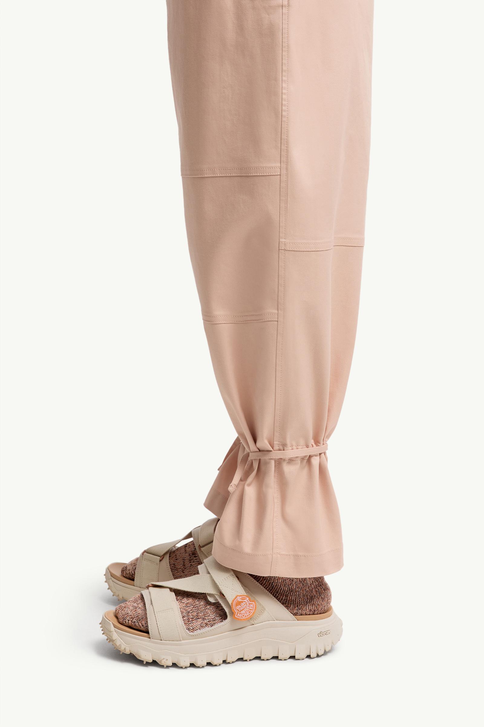 Moncler Moncler X Gilga Farm By Donald Glover Cotton Gabardine Pants Peach Pink Peach Pink