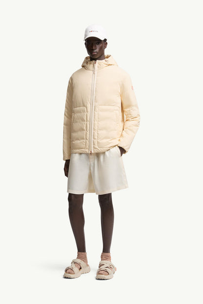 Moncler Moncler X Gilga Farm By Donald Glover Linen Blend Shorts White White