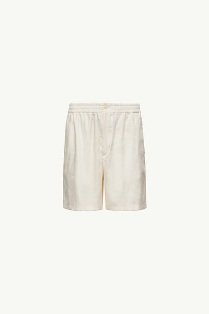 Moncler Moncler X Gilga Farm By Donald Glover Linen Blend Shorts White White