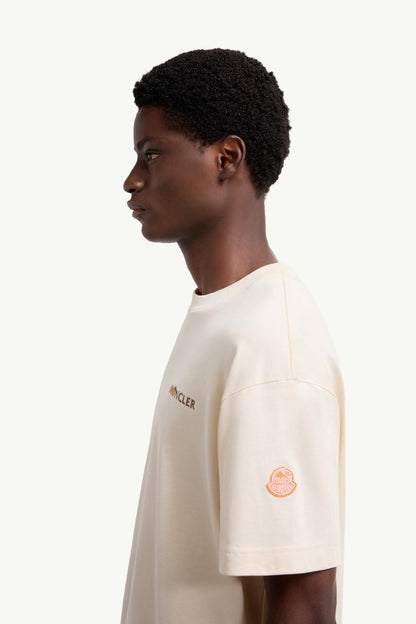 Moncler Moncler X Gilga Farm By Donald Glover Cotton T-Shirt White Ivory White Ivory
