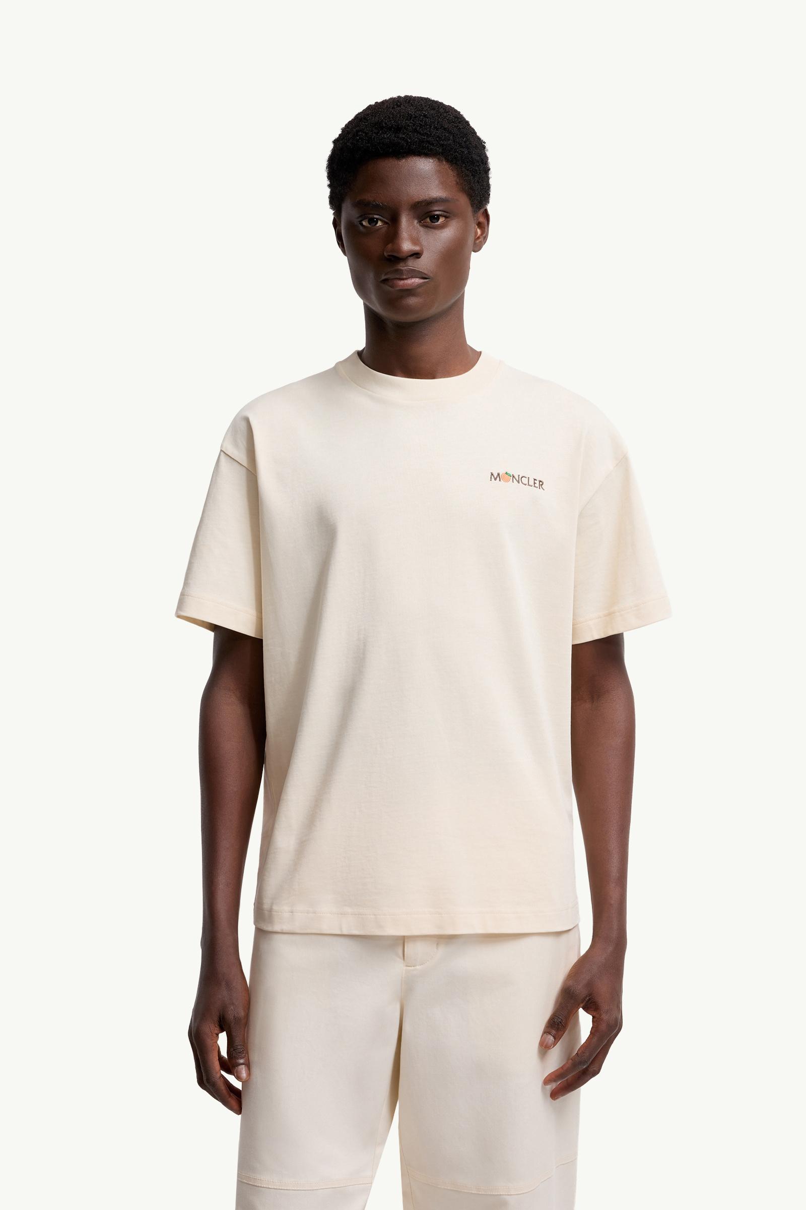 Moncler Moncler X Gilga Farm By Donald Glover Cotton T-Shirt White Ivory White Ivory