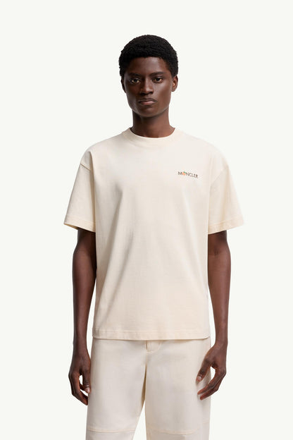 Moncler Moncler X Gilga Farm By Donald Glover Cotton T-Shirt White Ivory White Ivory