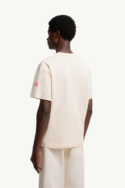 Moncler Moncler X Gilga Farm By Donald Glover Cotton T-Shirt White Ivory White Ivory