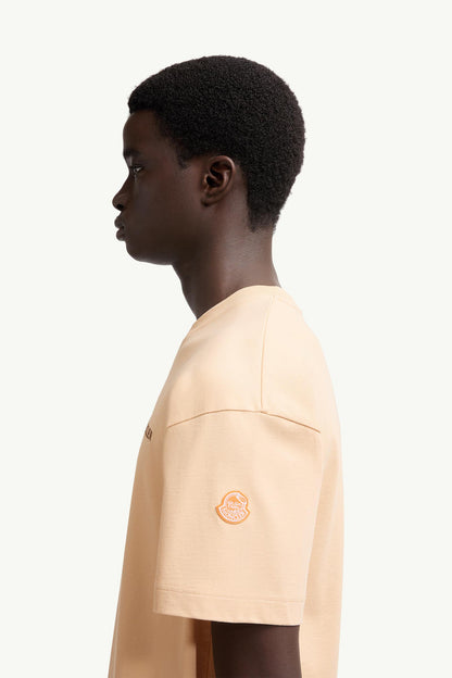 Moncler Moncler X Gilga Farm By Donald Glover Cotton T-Shirt Peach Pink Peach Pink