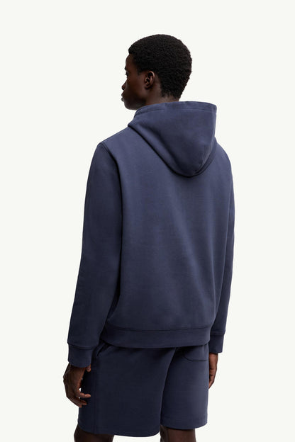 Moncler Moncler X Gilga Farm By Donald Glover Cotton Zip-Up Hoodie Navy Blue Navy Blue