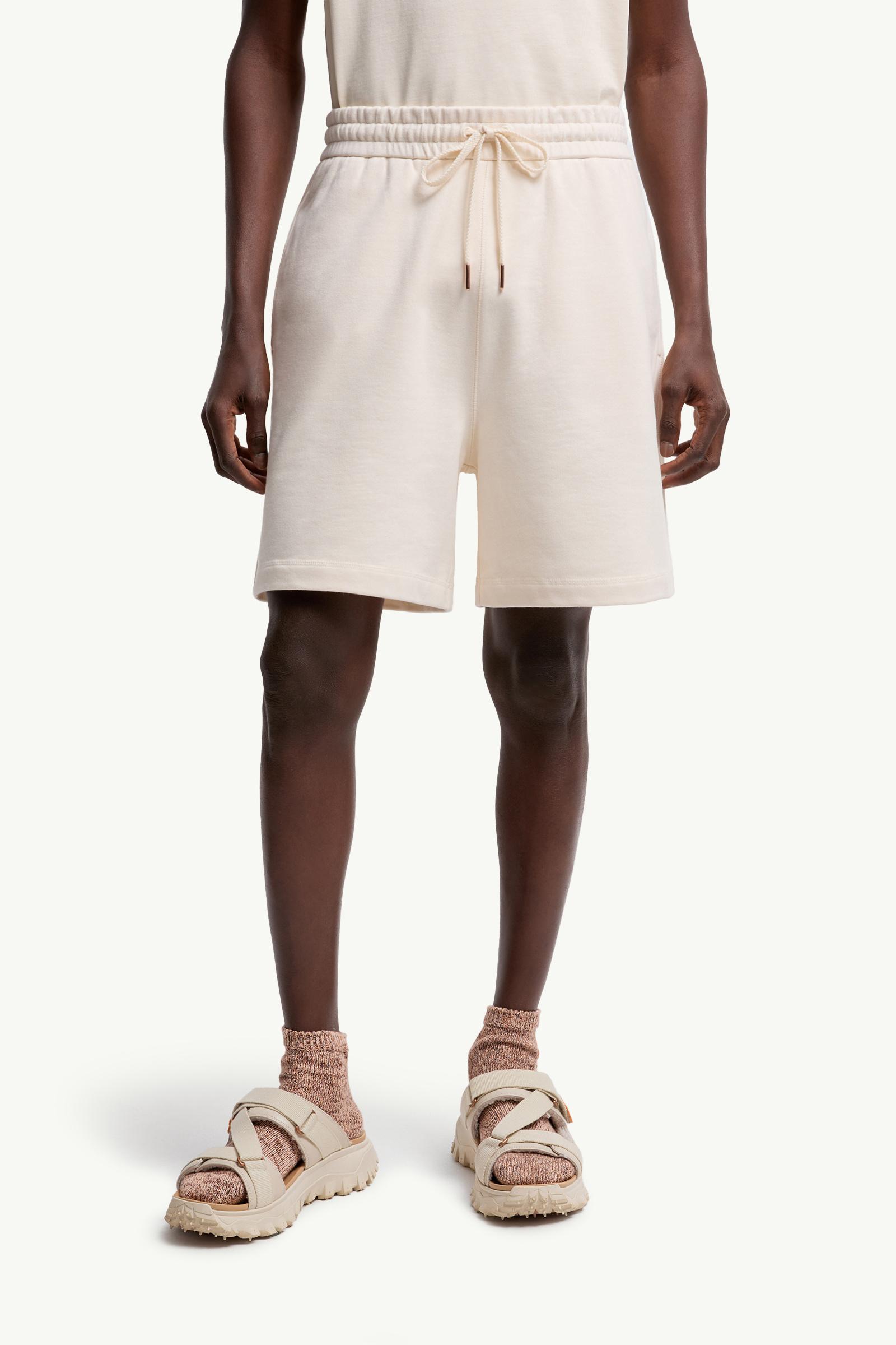 Moncler Moncler X Gilga Farm By Donald Glover Cotton Shorts White Ivory White Ivory