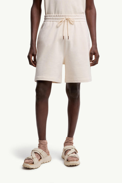 Moncler Moncler X Gilga Farm By Donald Glover Cotton Shorts White Ivory White Ivory