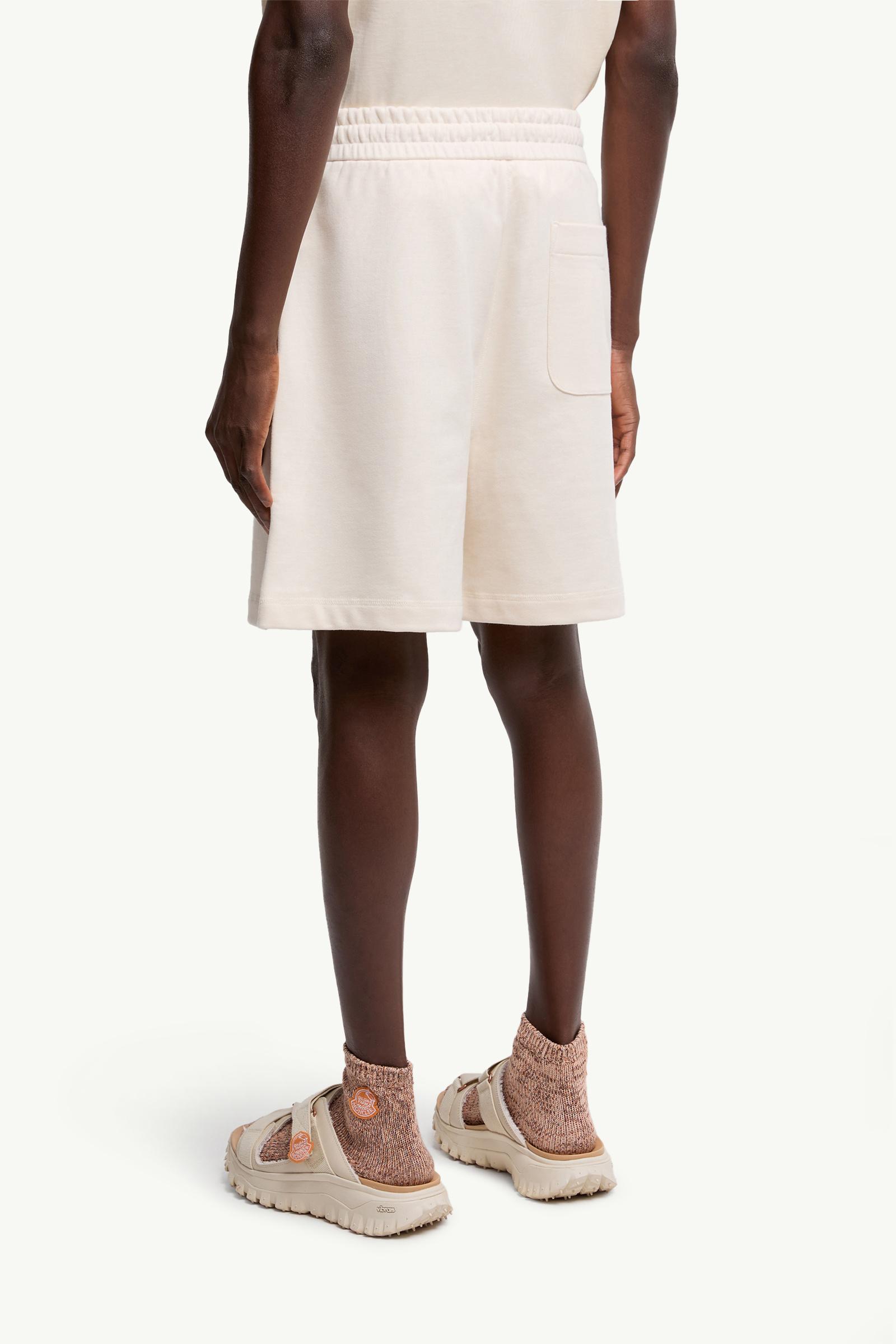 Moncler Moncler X Gilga Farm By Donald Glover Cotton Shorts White Ivory White Ivory