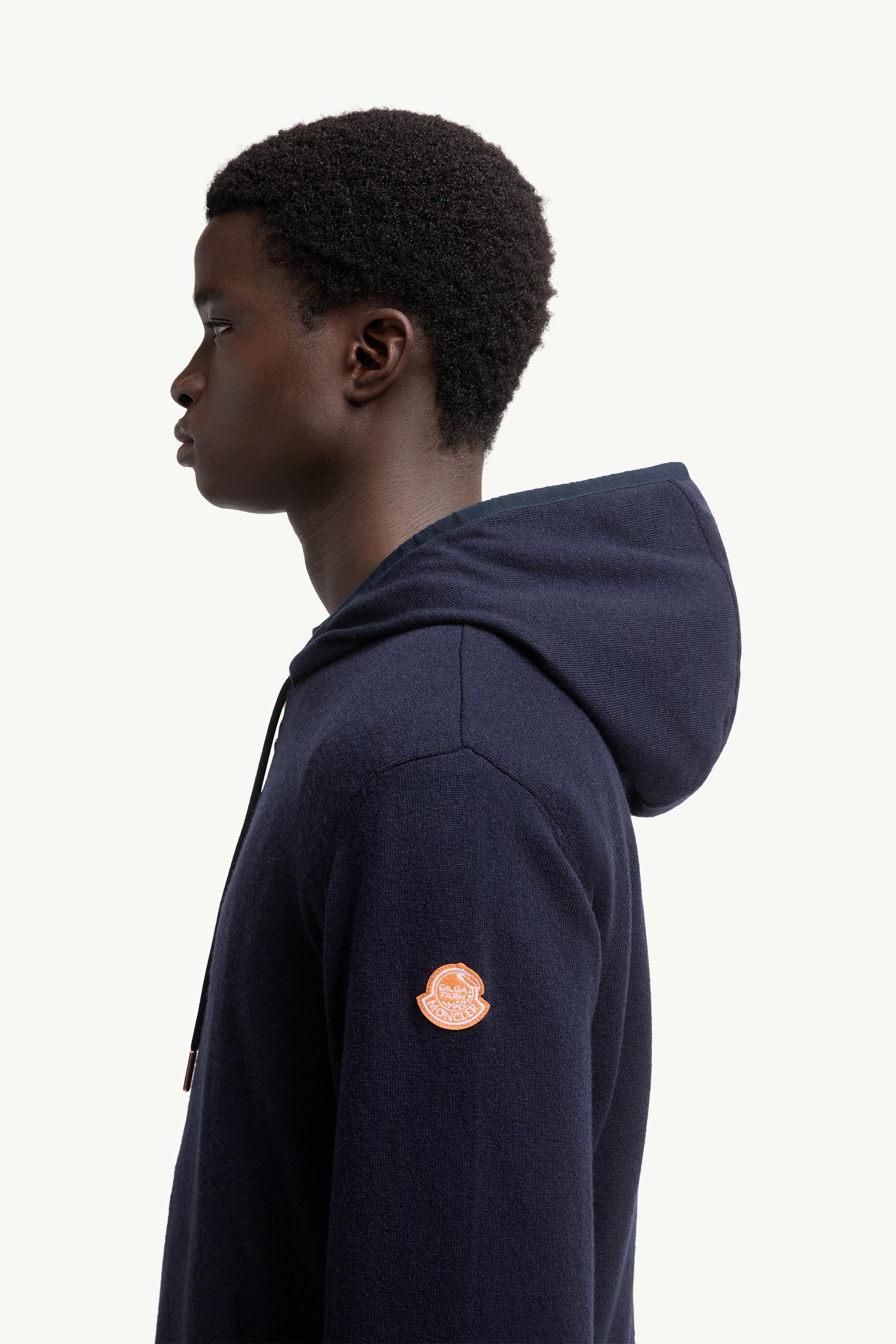 Moncler Moncler X Gilga Farm By Donald Glover Reversible Hoodie Navy Blue Navy Blue