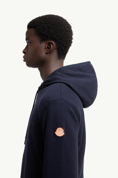Moncler Moncler X Gilga Farm By Donald Glover Reversible Hoodie Navy Blue Navy Blue