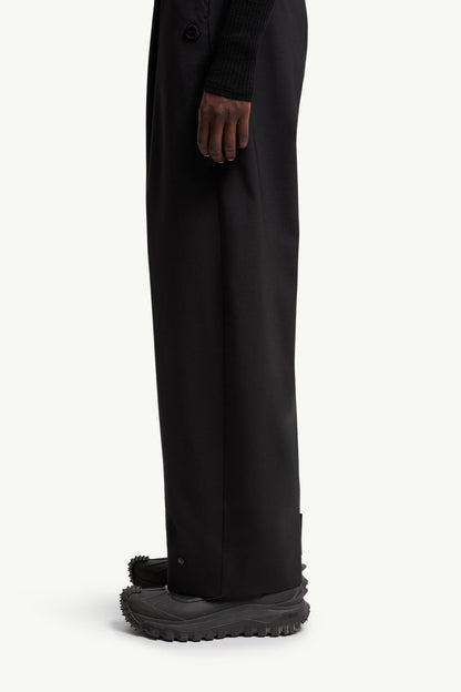 Moncler Moncler X Ee72 By Edward Enninful Wool Pants Black Black