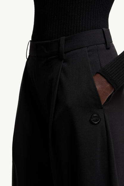 Moncler Moncler X Ee72 By Edward Enninful Wool Pants Black Black