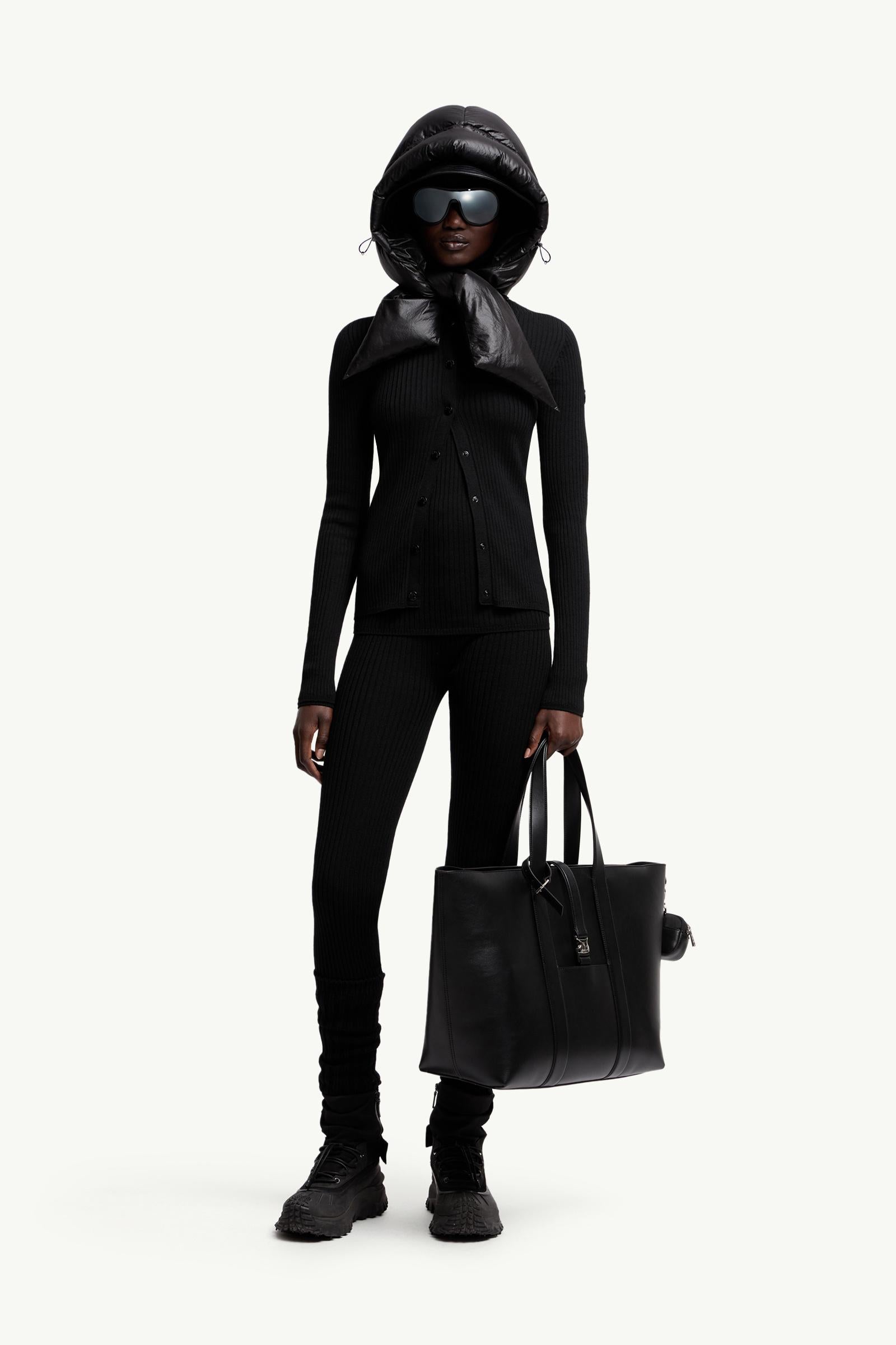 Moncler Moncler X Ee72 By Edward Enninful Wool Cardigan Black Black