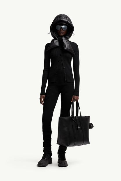 Moncler Moncler X Ee72 By Edward Enninful Wool Cardigan Black Black