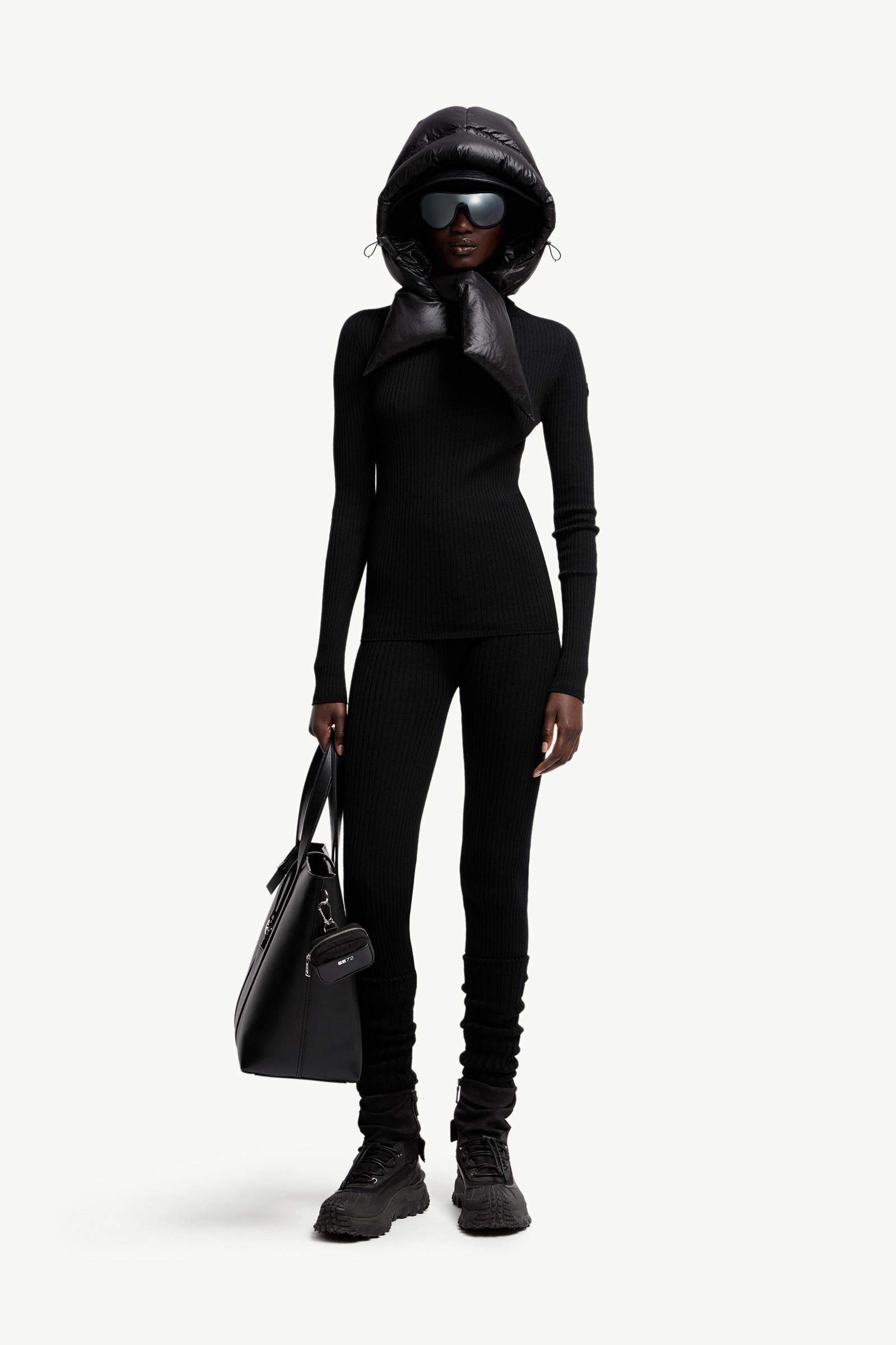 Moncler Moncler X Ee72 By Edward Enninful Wool Turtleneck Sweater Black Black