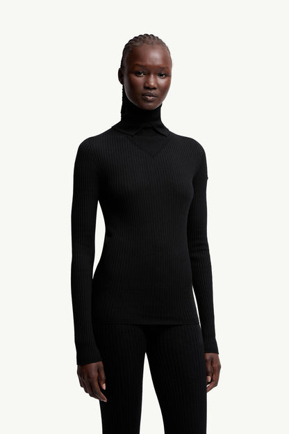 Moncler Moncler X Ee72 By Edward Enninful Wool Turtleneck Sweater Black Black