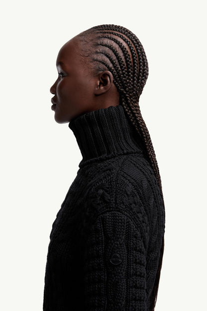 Moncler Moncler X Ee72 By Edward Enninful Wool Turtleneck Sweater Black Black
