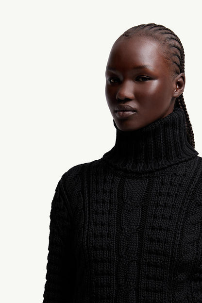 Moncler Moncler X Ee72 By Edward Enninful Wool Turtleneck Sweater Black Black