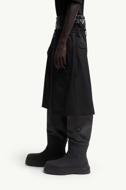 Moncler Moncler X A$Ap Rocky Logo Print Shorts Black Black