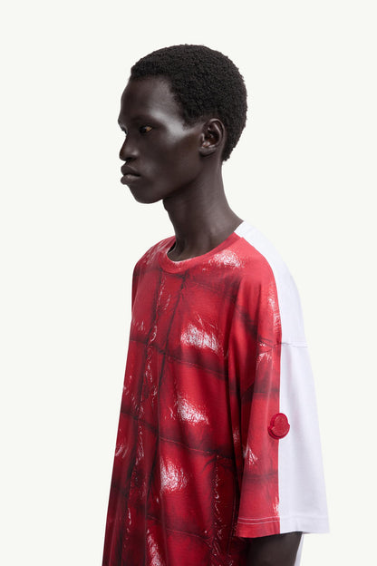 Moncler Moncler X A$Ap Rocky Cotton T-Shirt Red Red
